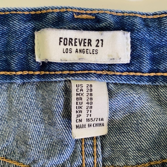 FOREVER 21 JEAN SHORTS - Picture 2 of 2